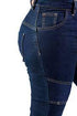 Pantalon Black Label Biker Sturgis Mujer Azul